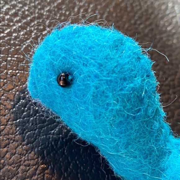 New felted turtle whimsical ornament - Picture 3 of 6